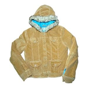 **LIKE NEW** Aeropostale- Women’s Winter Coat Jacket With Faux Fur Hood size: L